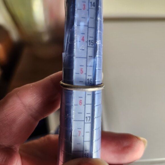 Vintage Navajo Sterling Silver Ring With Turquoise & Feather Design Size 5.5 - Picture 4 of 4